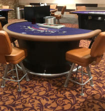 Mount Airy Casino  Seating and Table Rails